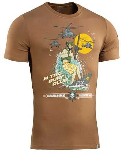 M-Tac T-Shirt Surf Club Marškinėliai su banglenčių motyvais