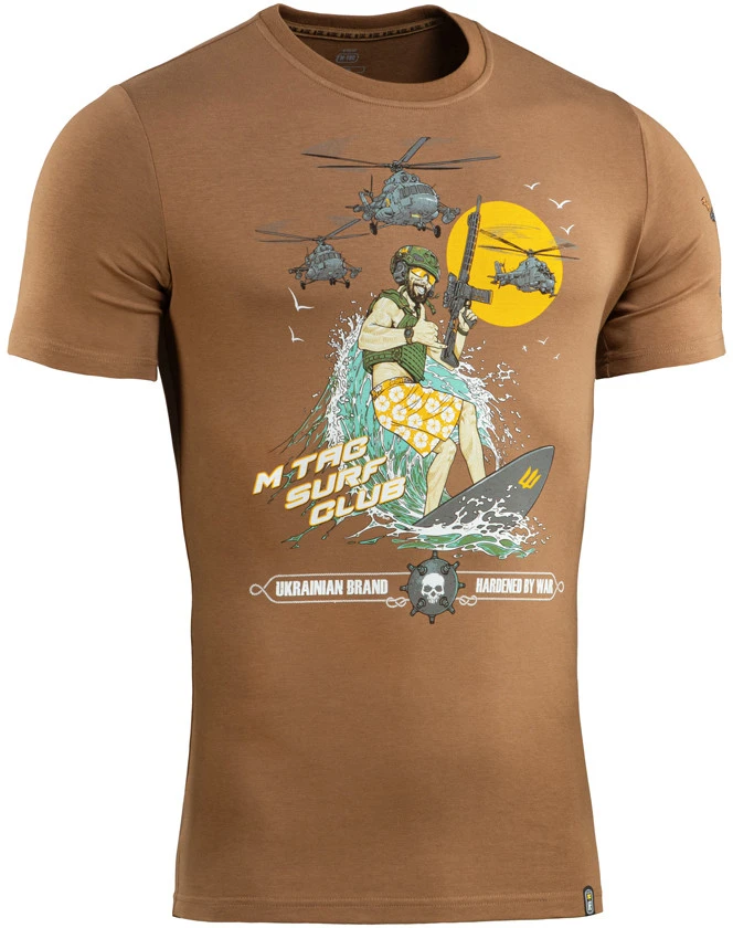 M-Tac T-Shirt Surf Club Marškinėliai su banglenčių motyvais