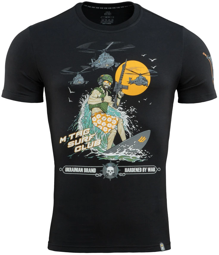 M-Tac T-Shirt Surf Club Marškinėliai su banglenčių motyvais