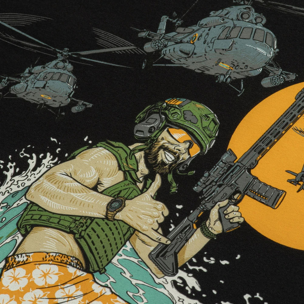 M-Tac T-Shirt Surf Club Marškinėliai su banglenčių motyvais