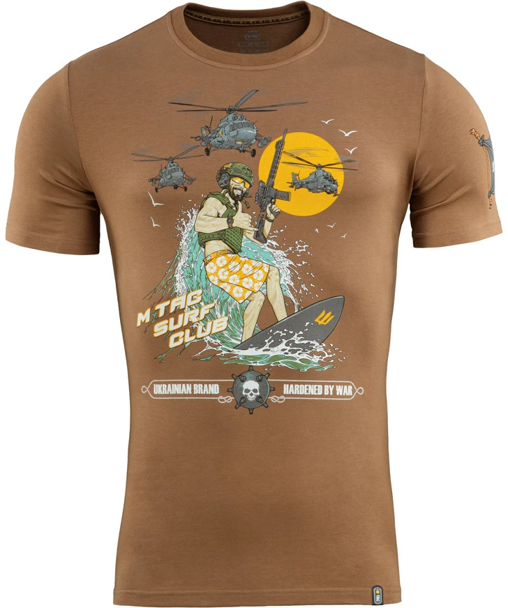 M-Tac T-Shirt Surf Club Marškinėliai su banglenčių motyvais