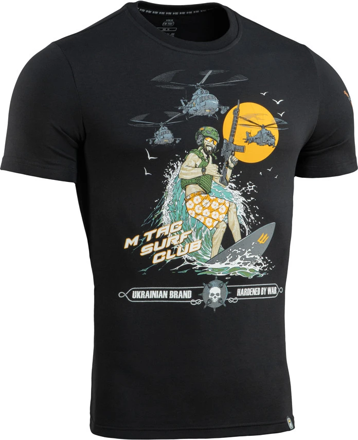 M-Tac T-Shirt Surf Club Marškinėliai su banglenčių motyvais