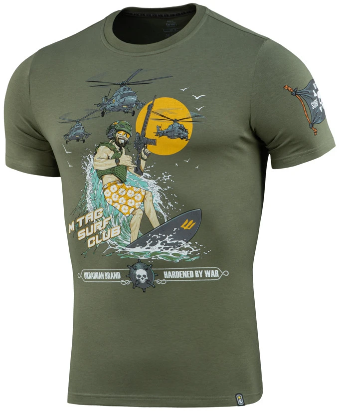 M-Tac T-Shirt Surf Club Marškinėliai su banglenčių motyvais