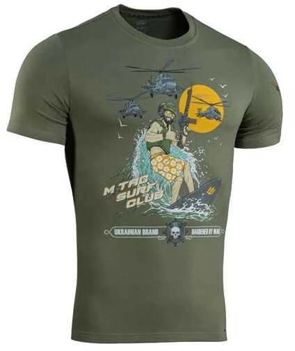 M-Tac T-Shirt Surf Club Marškinėliai su banglenčių motyvais