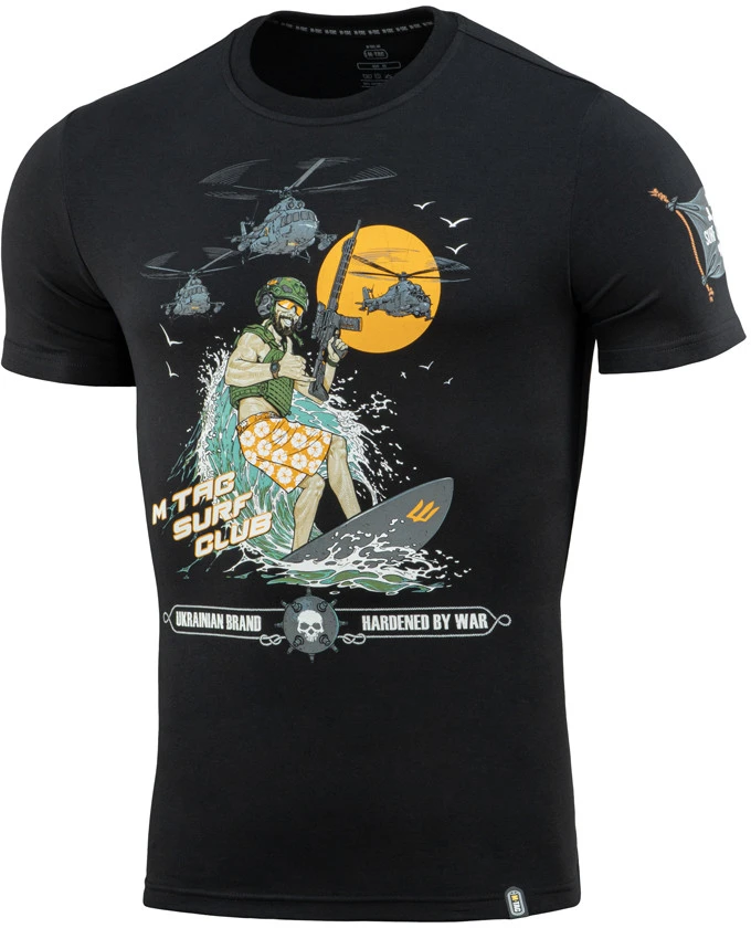 M-Tac T-Shirt Surf Club Marškinėliai su banglenčių motyvais