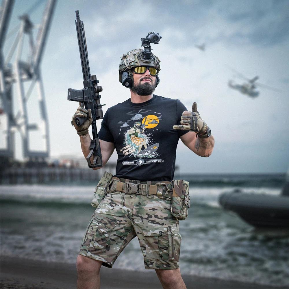 M-Tac T-Shirt Surf Club Marškinėliai su banglenčių motyvais