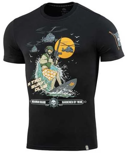 M-Tac T-Shirt Surf Club Marškinėliai su banglenčių motyvais