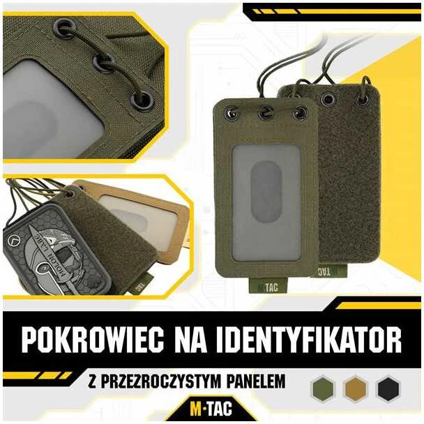 M-Tac Tactical Badge, ID Holder Dokumentų ar kortelių laikiklis, pakabukas