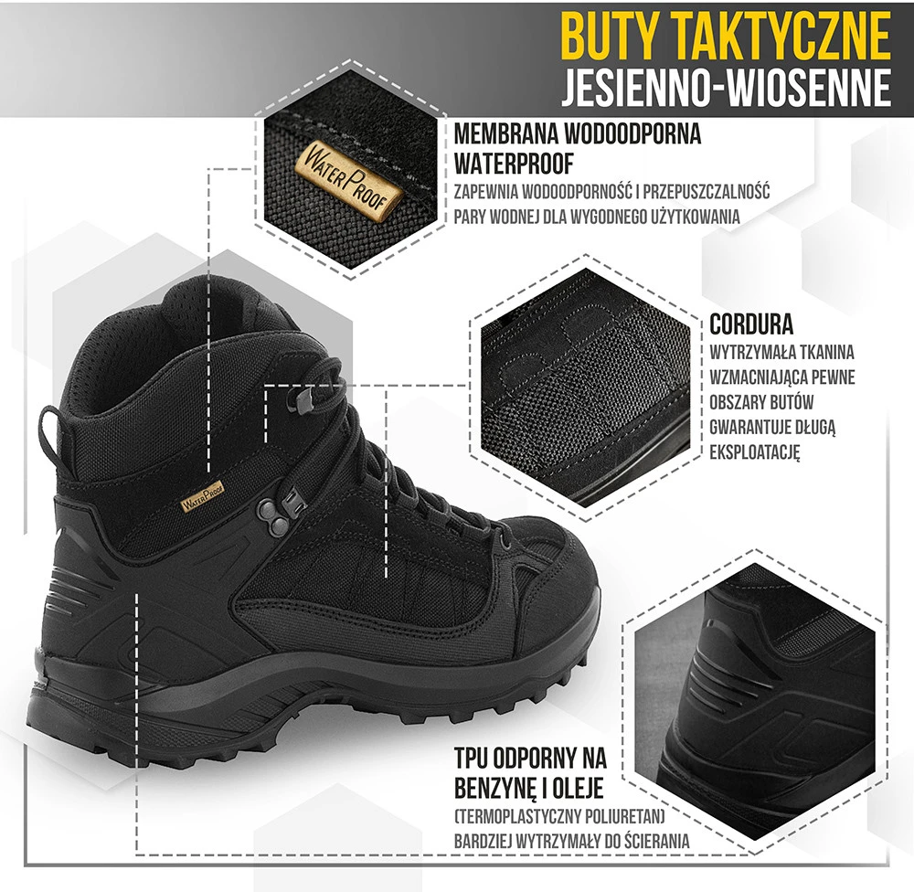 M-Tac Tactical Demi-season Boots Taktiniai demisezoniniai batai