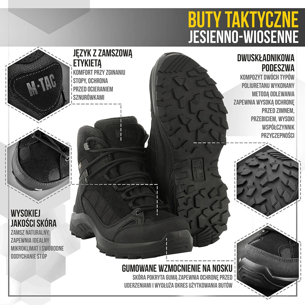 M-Tac Tactical Demi-season Boots Taktiniai demisezoniniai batai