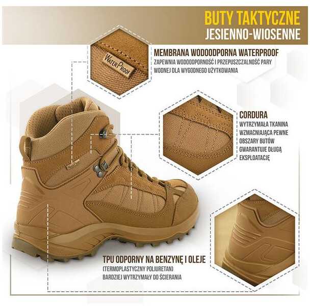 M-Tac Tactical Demi-season Boots Taktiniai demisezoniniai batai
