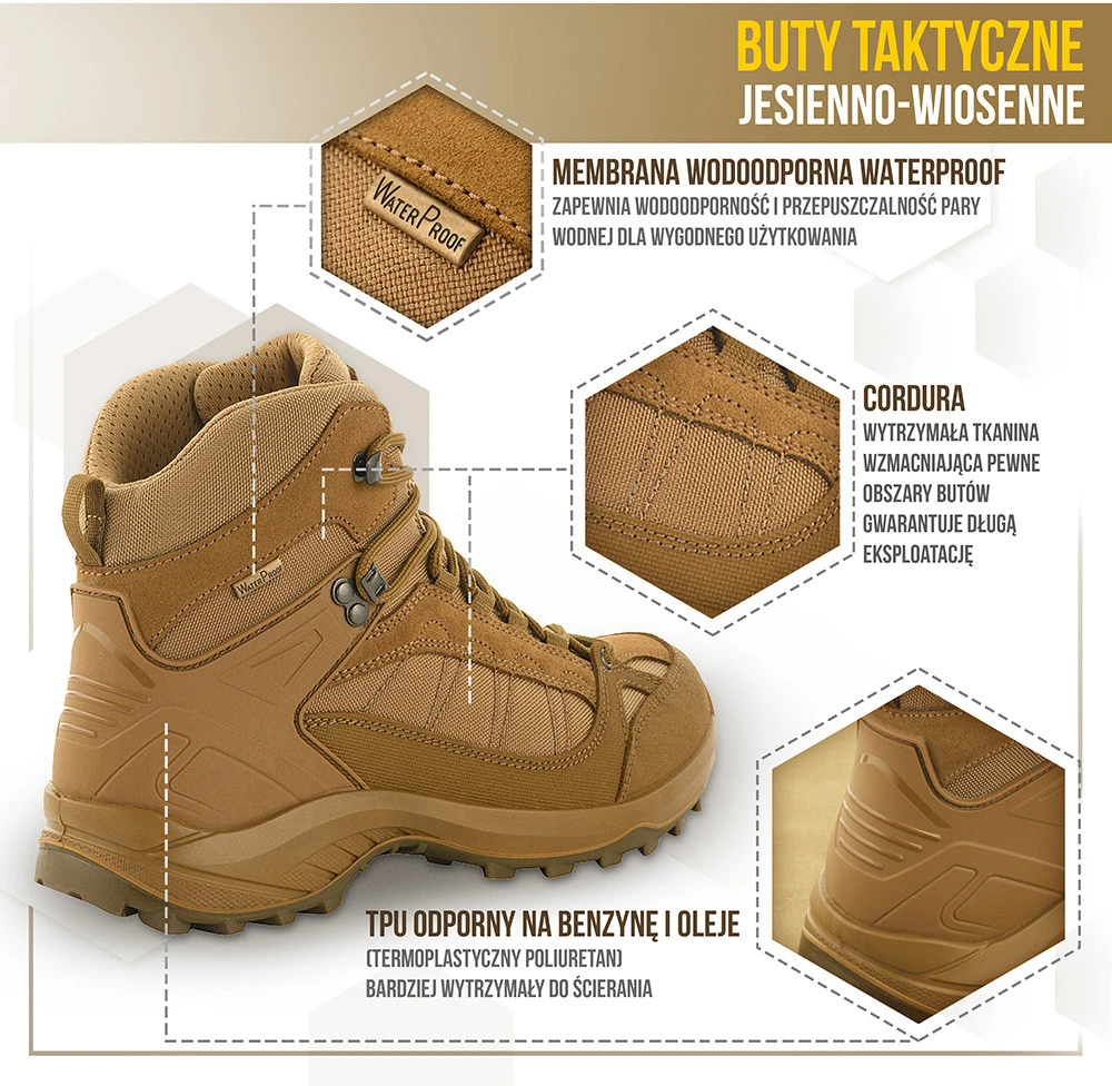 M-Tac Tactical Demi-season Boots Taktiniai demisezoniniai batai