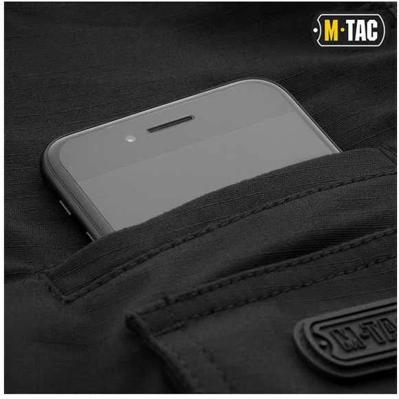 M-Tac Tactical Pants Aggressor Gen.II Flex Taktinės kelnės, Juodas - Juodos spalvos
