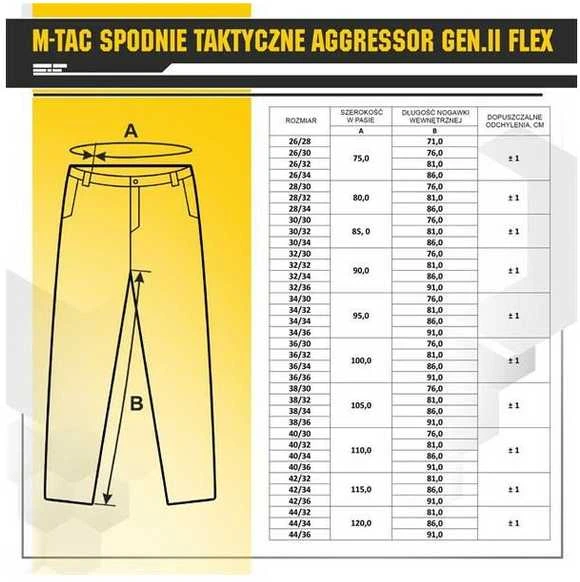 M-Tac Tactical Pants Aggressor Gen.II Flex Taktinės kelnės, Coyote - Rusvos spalvos