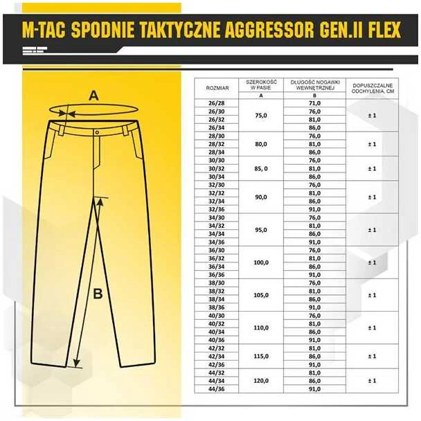 M-Tac Aggressor Gen.II Flex – Taktinės Kelnės (Rip-Stop, Impregnuota Teflonu)