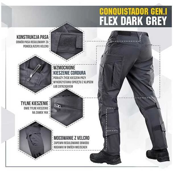 Kepurė M-Tac Tactical Pants Conquistador Gen I Flex Taktinės kelnės