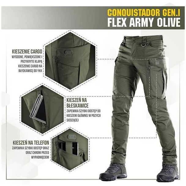 Kepurė M-Tac Tactical Pants Conquistador Gen I Flex Taktinės kelnės