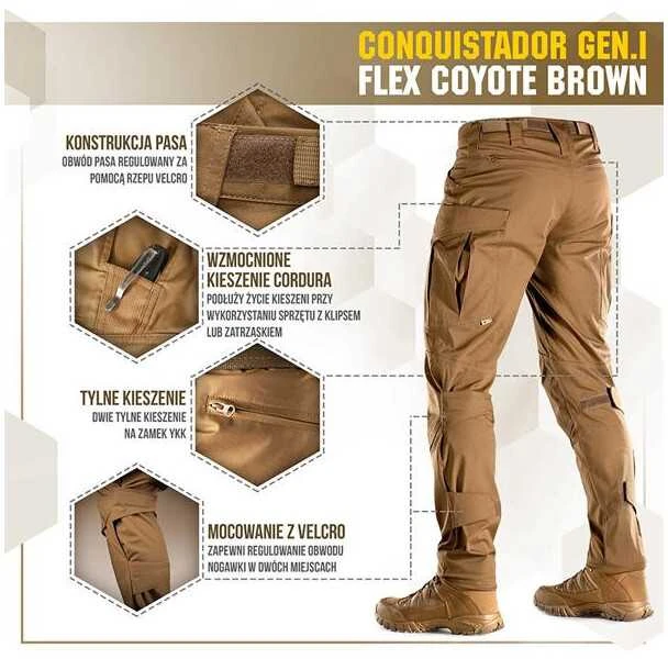 Kepurė M-Tac Tactical Pants Conquistador Gen I Flex Taktinės kelnės