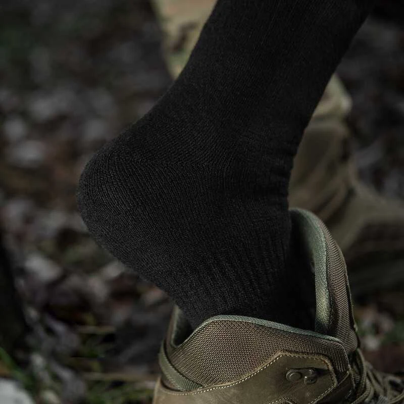 Kepurė M-Tac Tactical Winter Socks Wool Juodas Žieminės vilnonės kojinės