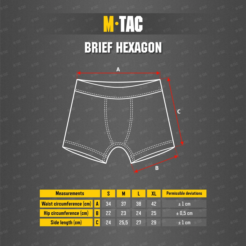 M-Tac Underwear Hexagon Vyriškos apatinės kelnaitės