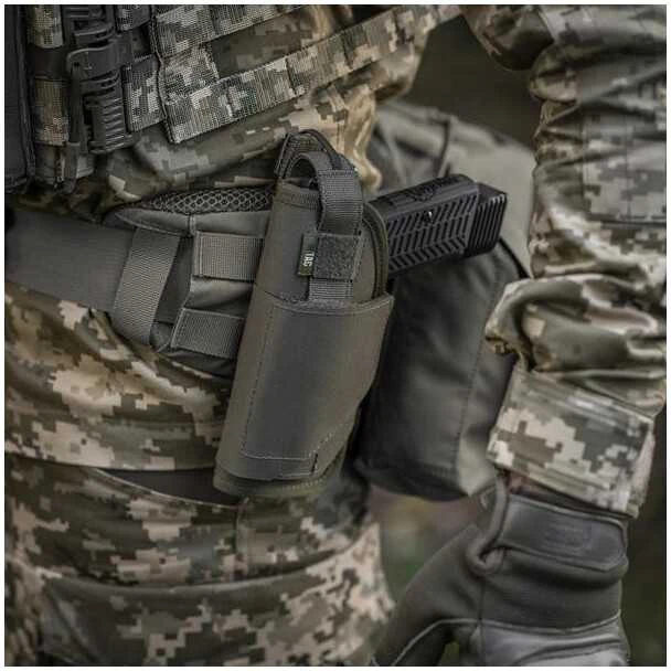 M-Tac Universal Tactical Holster Elite Universalus pistoleto dėklas, kairiarankiams
