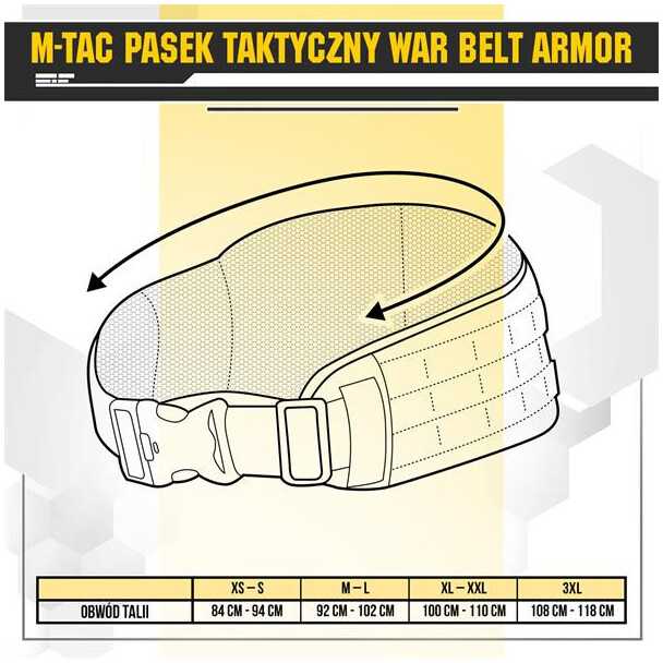 M-Tac War Belt ARMOR Taktinis karo diržas