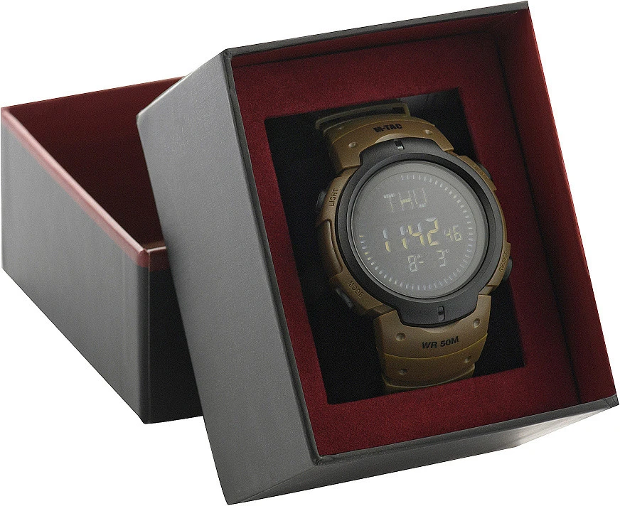 M-Tac Watch Tactical Compass Taktinis laikrodis su kompasu