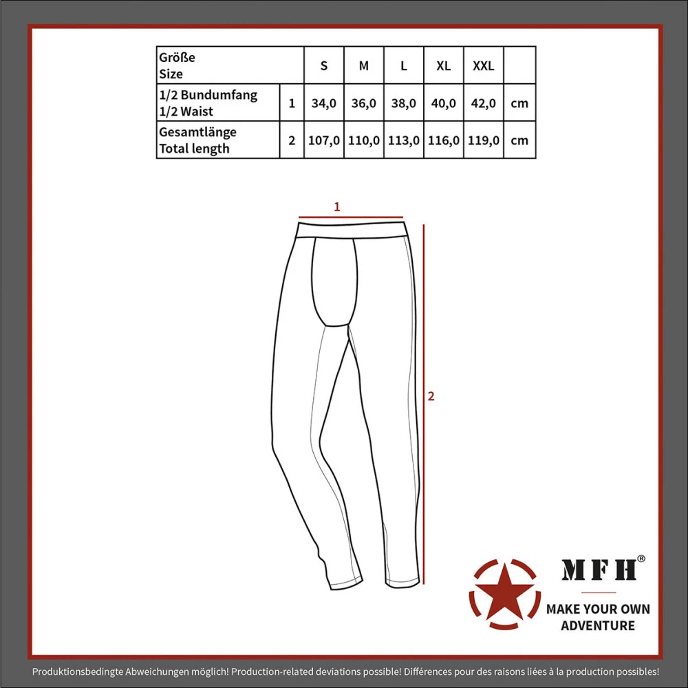 MFH Professional US Underpants Level I GEN III Termo apatinės kelnės