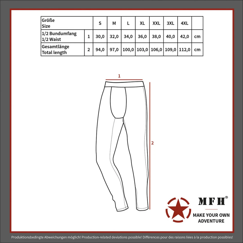 MFH Professional US Underpants Level II GEN III Termo apatinės kelnės