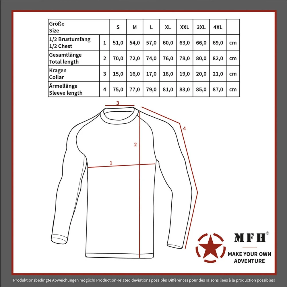MFH Professional US Undershirt Level I GEN III Termo marškinėliai