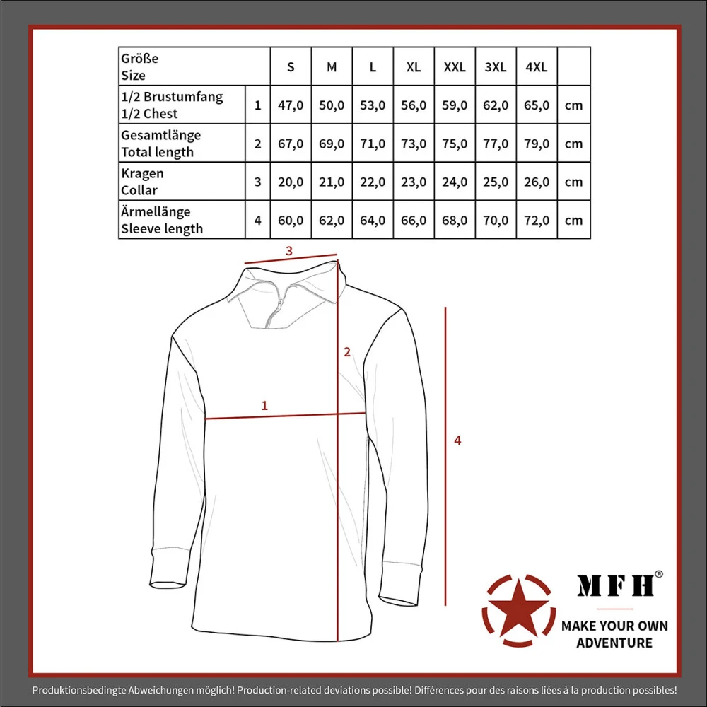 MFH Professional US Undershirt Level II GEN III Flisinis termo džemperis