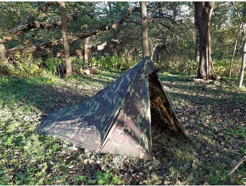 Mil-Tec 285X400cm Woodland Tarpaulin marginimo tentas