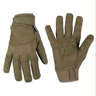 Kepurė Mil-Tec Assault Gloves Olive Taktinės pirštinės