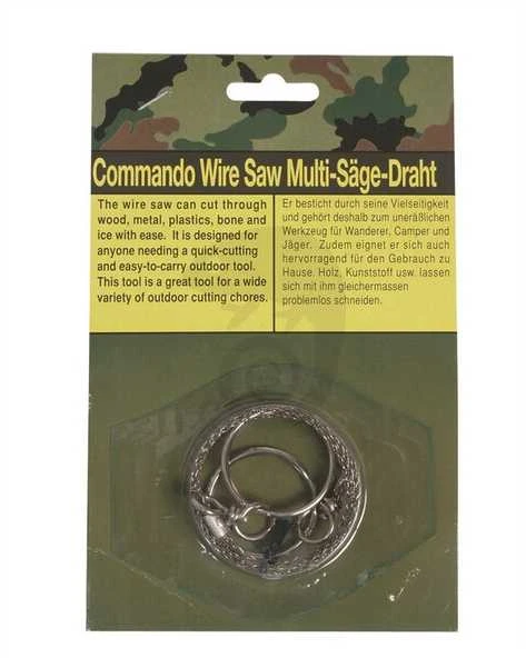 Mil-Tec Commando Pocket Wire Saw Kišeninis vielos pjūklelis