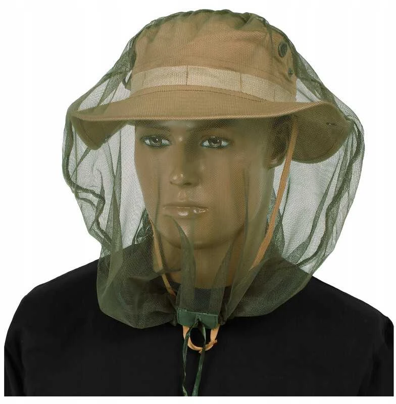 Kepurė Mil-Tec German Mosquito Head Net Tinklelis nuo uodų galvai
