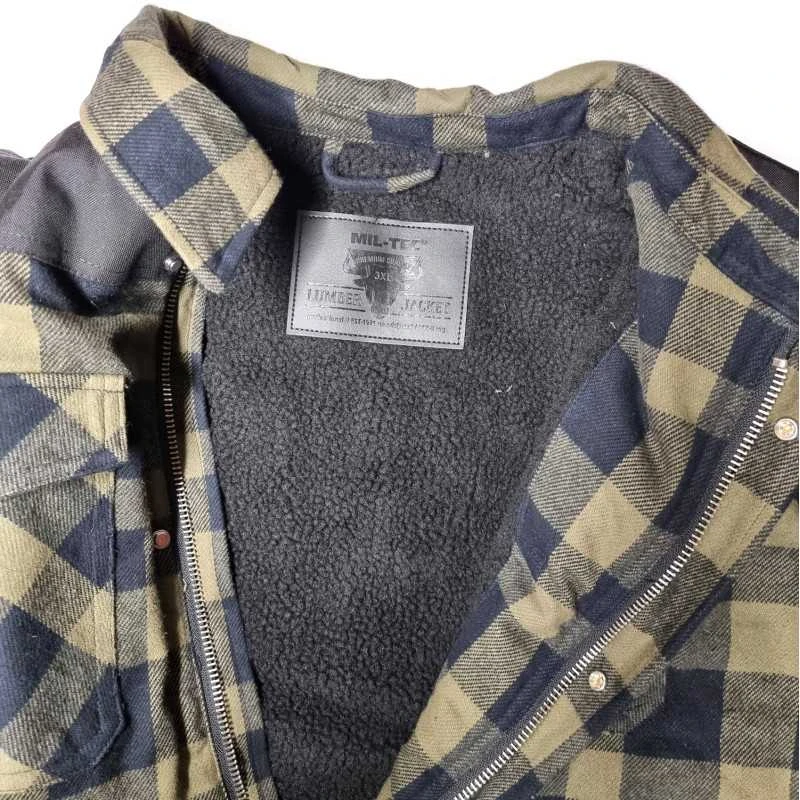 Kepurė Mil-Tec Lumber jacket striukė juodas olive