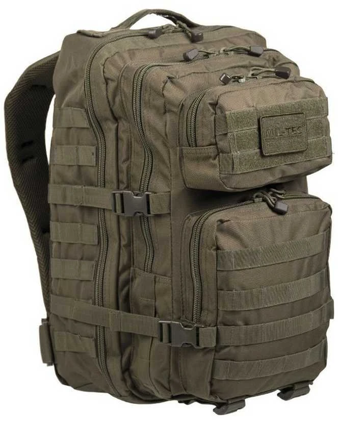 Kuprinė Mil-tec Assault LG, žalios spalvos 36 L