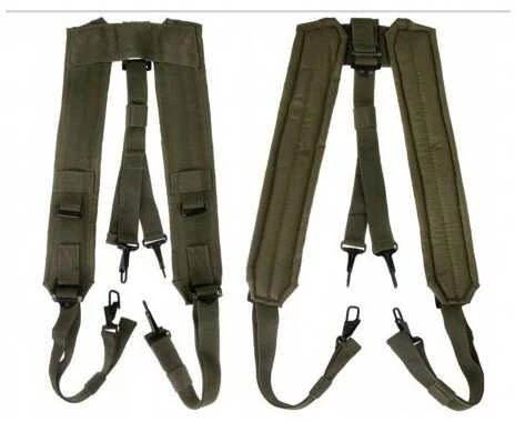 Mil-Tec OD US LC2 Suspenders Olive Petnešos