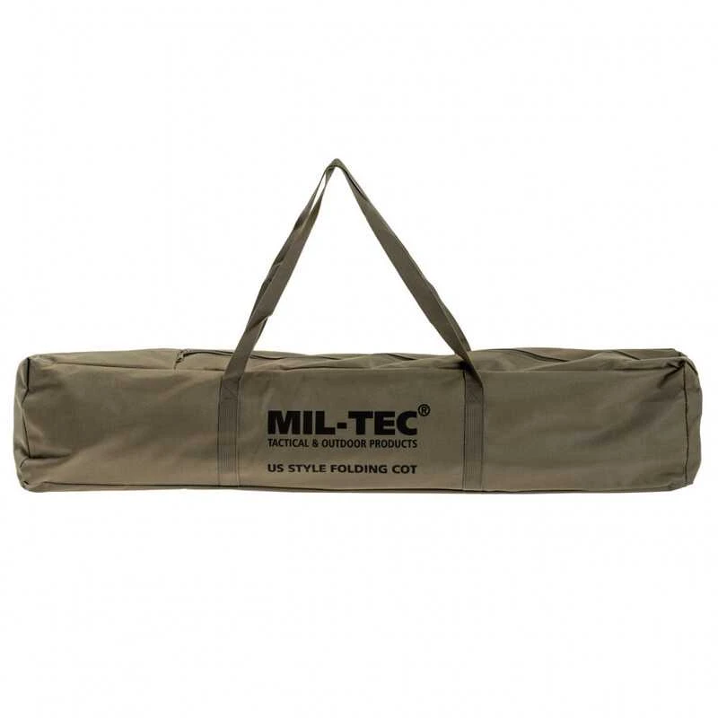 Mil-Tec Od US Style Alum. Folding Cot W. Bag Sulankstoma lauko lova su krepšiu