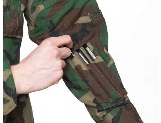 Mil-Tec US W/L R/S ACU Field Jacket Woodland marginimo lauko uniformos švarkas