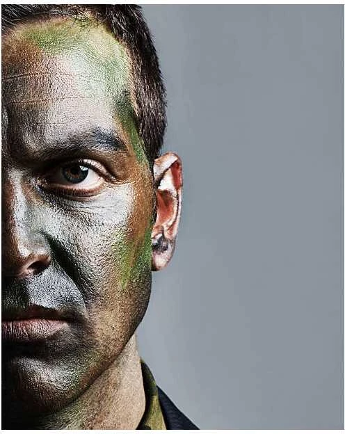 Mil-Tec Woodland Camo Face Paint Set Veido dažai maskuotei