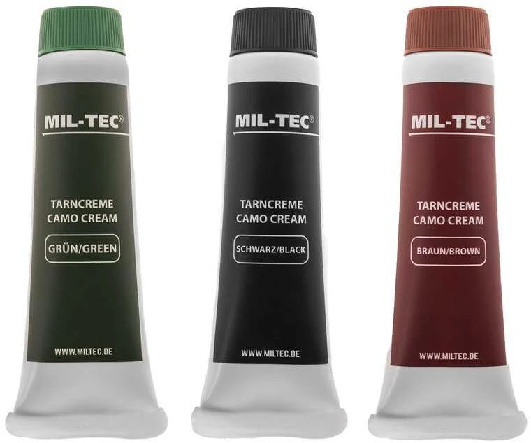 Mil-Tec Woodland Camo Face Paint Set Veido dažai maskuotei