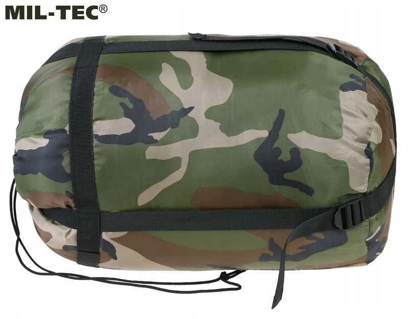 Mil-Tec Woodland kokono formos miegmaišis, 2 sluoksnių