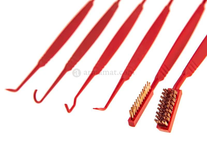 Real Avid Accu-Grip Picks &amp; Brushes Ginklo valymo šepetėliai ir krapštukai