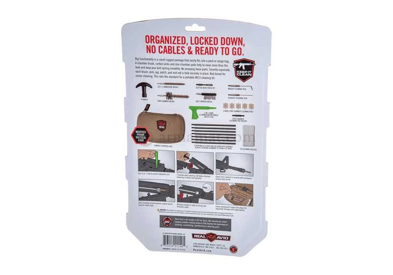 Real Avid Gun Boss Cleaning Kit AR15 Ginklo valymo rinkinys