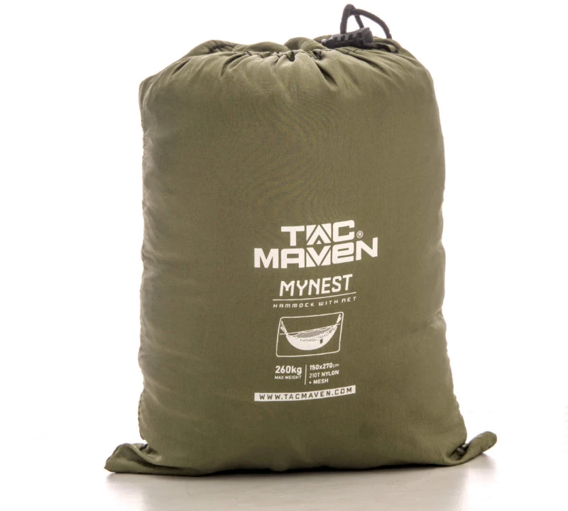 Tac Maven MyNest Hammock with Net Vienvietis hamakas su tinkleliu nuo uodų