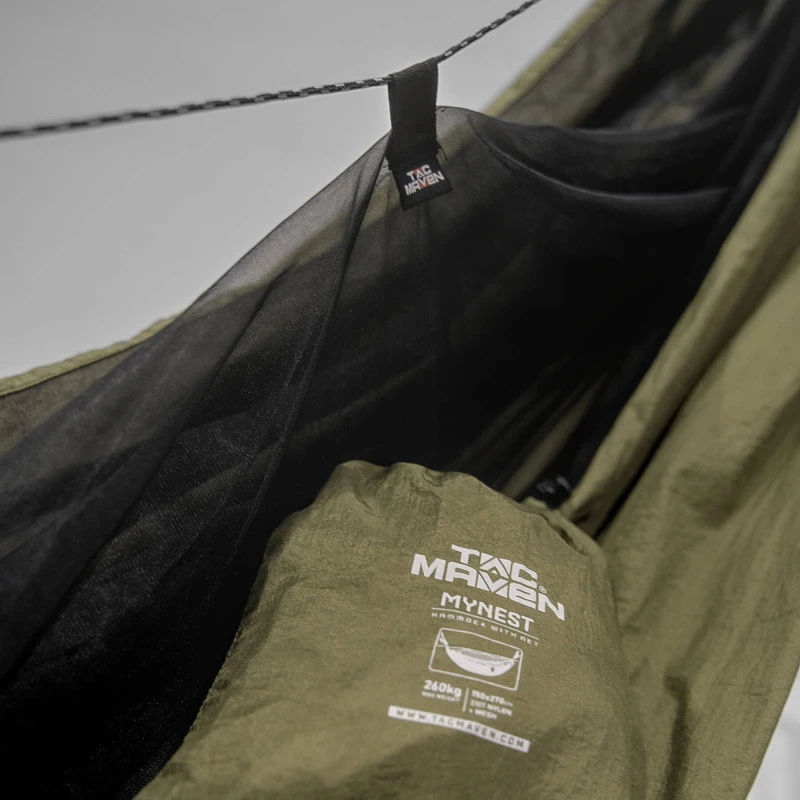 Tac Maven MyNest Hammock with Net Vienvietis hamakas su tinkleliu nuo uodų