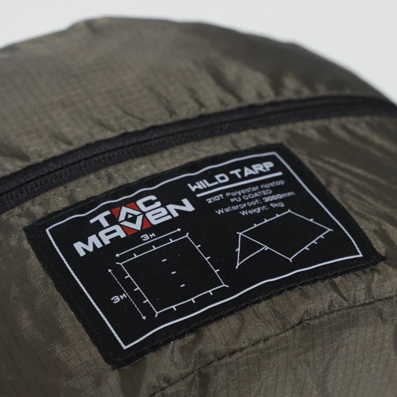Tac Maven Wild Tarp 3x3m Universalus tentas, pastogė