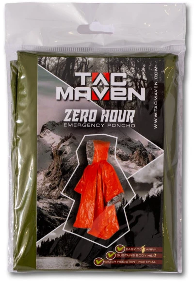 Tac Maven Zero Hour Emergency Poncho Pončas avarinėms situacijoms
