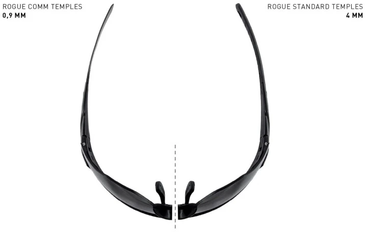 Wiley X ROGUE COMM 3 LENS Tactical Glasses Taktiniai, apsauginiai akiniai su trim lęšiais
